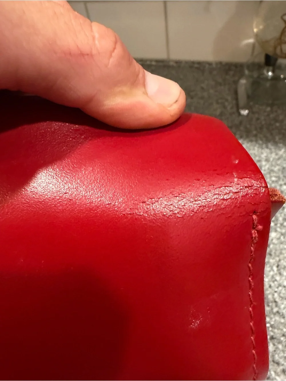 The Cambridge Satchel Company 13 inch Satchel in Red ( Missing Strap)